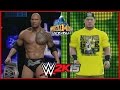 WWE 2K15 Simulations: The Rock vs. John Cena ...