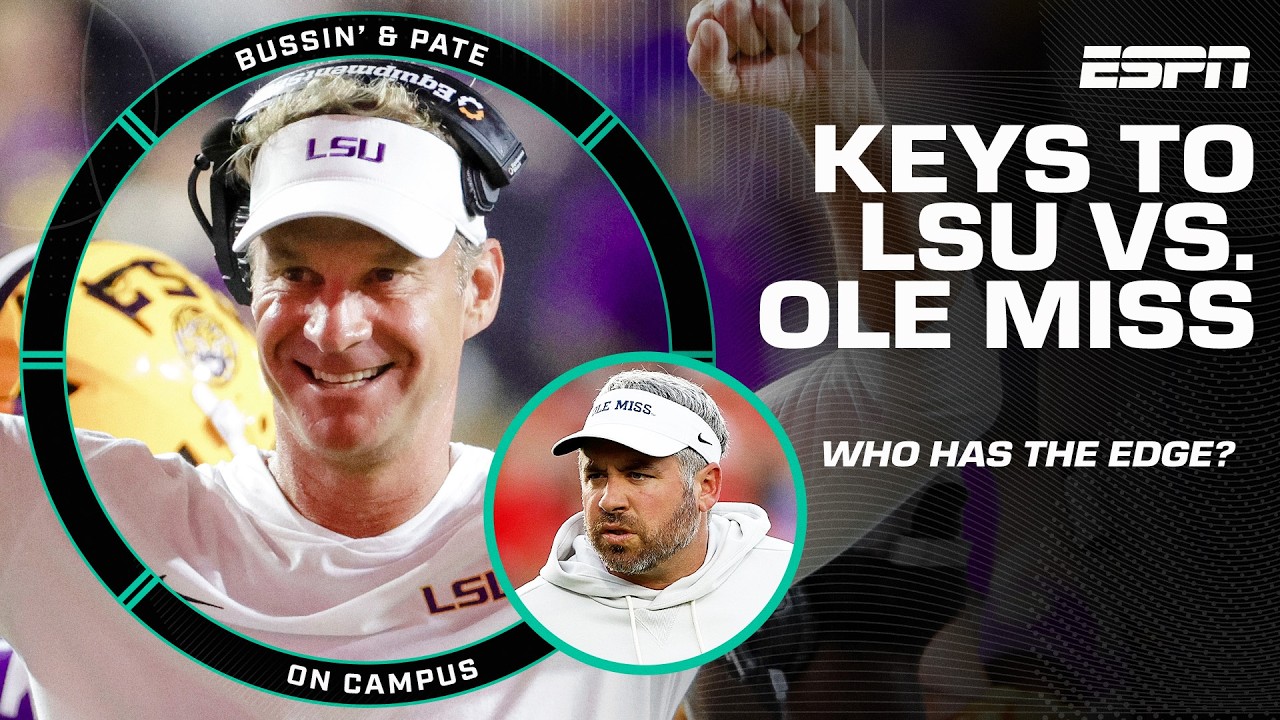 LSU vs. Ole Miss: Who has the edge in the Week 3 rivalry? | Bussin' & Pate on Campus