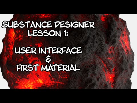 Substance 3D Designer Tutorials: User interface and first material
