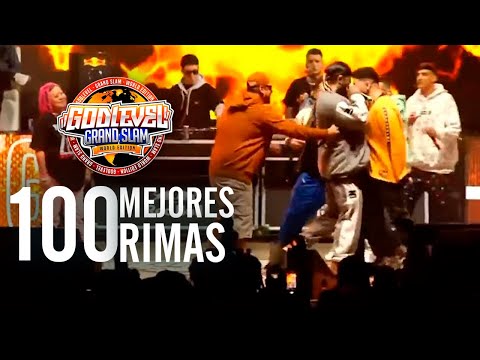 Las 100 MEJORES RIMAS de GOD LEVEL GRAND SLAM 2021 | Fecha 3 - Mundial de Freestyle 4vs4