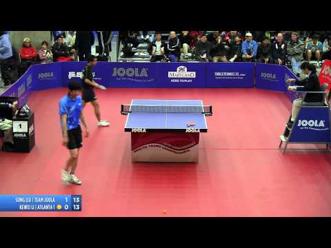 2012 JOOLA/NATT Teams Final Match 3 - Song Liu vs Kewei Li