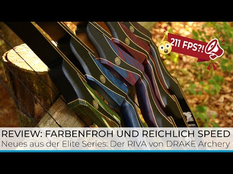 Review: The RIVA Elite recurve bow from Drake Archery delivers a colorful speed of 211fps!