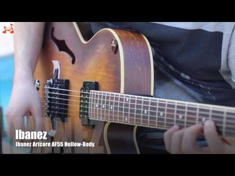 Ibanez AF55TF AF Artcore Guitar - Tobacco Flat image 7