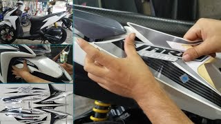 Download lagu Cara paling mudah memasang striping motor Vario mp3