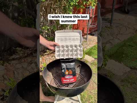 Best way to start a charcoal grill #grill #bbq #grilling #cookout #backyard #camping