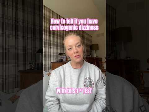 The Cervicogenic Dizziness Traction Test: An EASY Tip! #vestibular