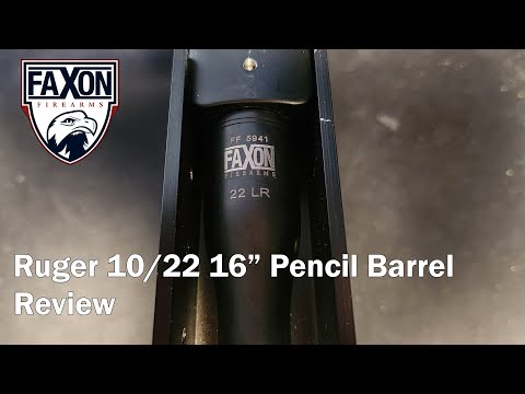Faxon FIrearms Ruger 10/22 Pencil Barrel Review: Incredibly Light!