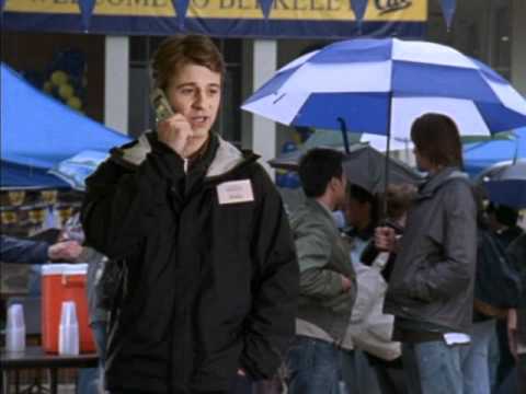 Still frame from The O.C. DVD trailer hinting at drama and party chaos