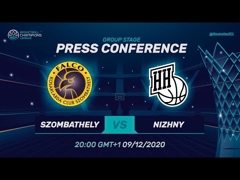 Falco Szombathely v Nizhny Novgorod - Press Conference | Basketball Champions League 2020/21