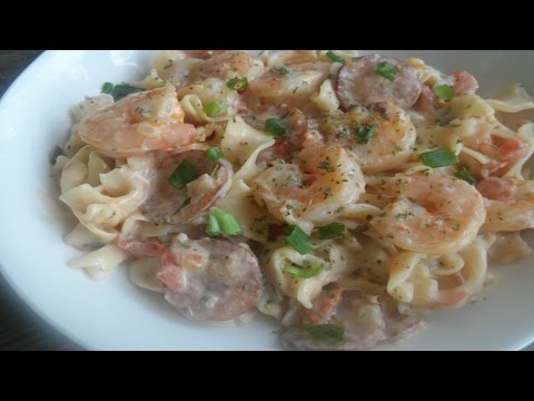 How to make Cajun Shrimp and Sausage Pasta