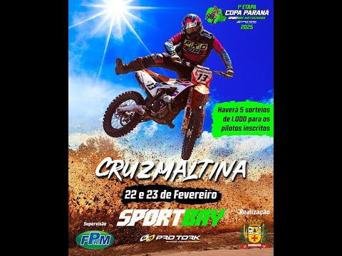 CRUZMALTINA  Maurício Bueno convida para Copa Paraná de Motocross