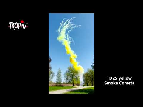 TD25 Yellow - TROPIC Fireworks, Fajerwerki, Feuerwerk, Vuurwerk, Feu d'artifice