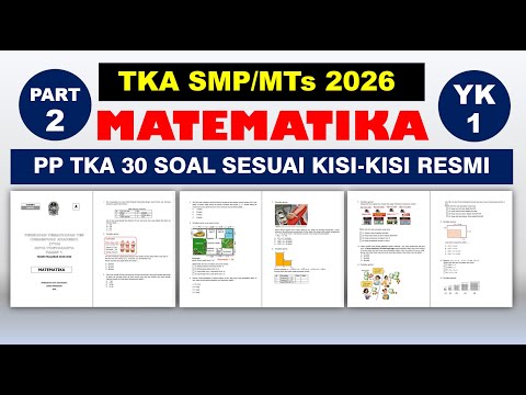 Transformasi Geometri (Translasi, Refleksi, Rotasi, Dilatasi) untuk TKA SMP
