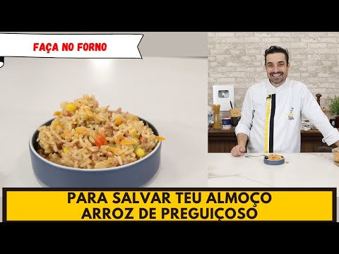 Pode salvar teu almoço e fica pronto de 1 vez só. ARROZ DE PREGUIÇOSO