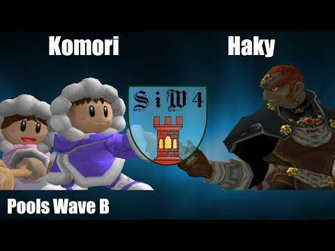 SiW4 - Haky (Ganon) Vs. Komori (IC) - Pools - Melee Singles