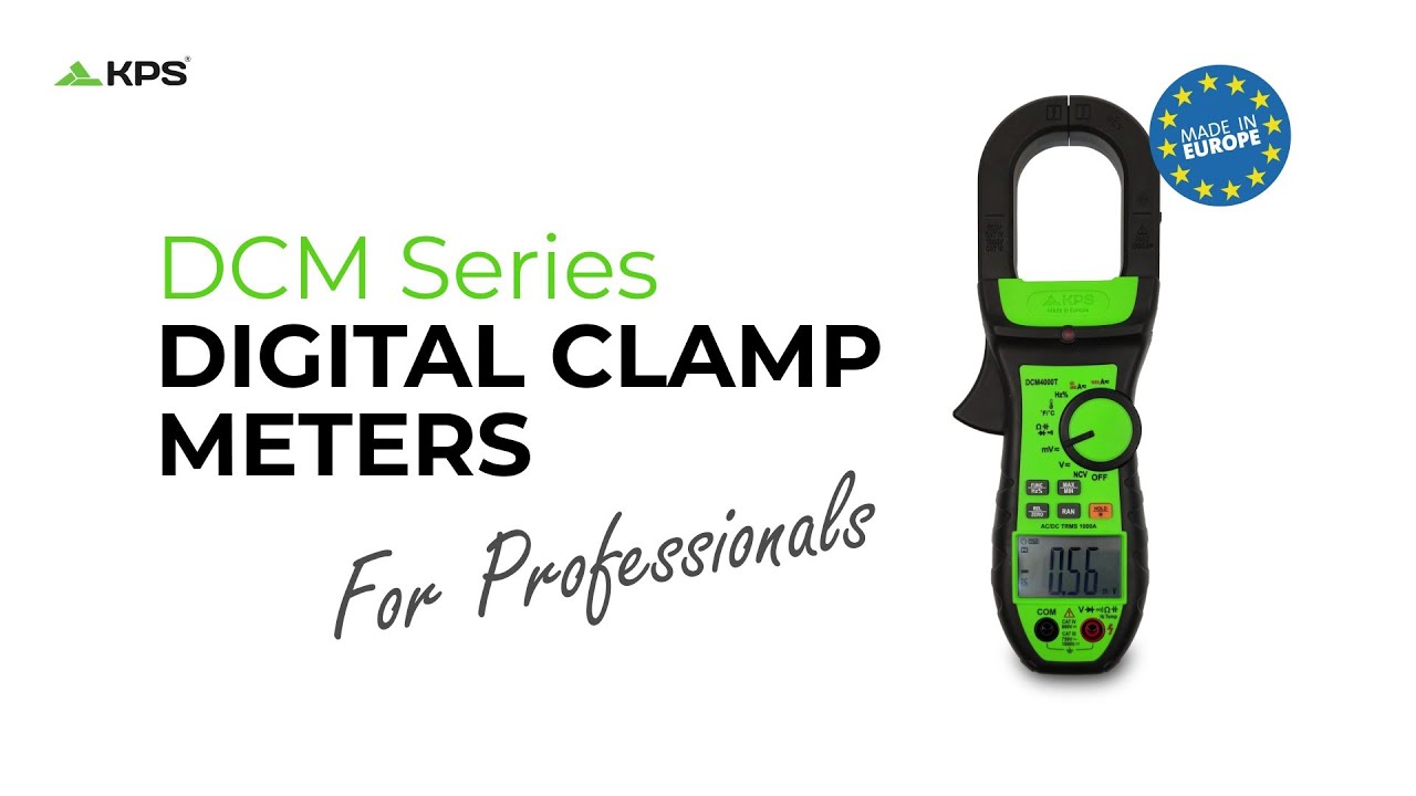 KPS DCM CLAMP METERS - Made in Europe