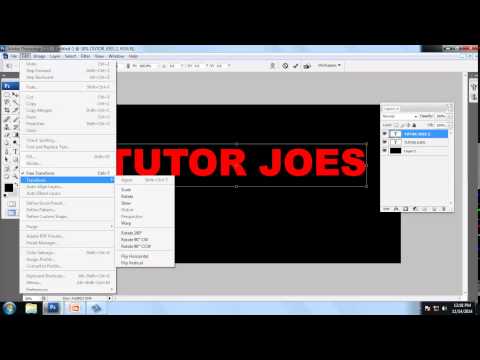 Creating PNG image in photoshop tamil