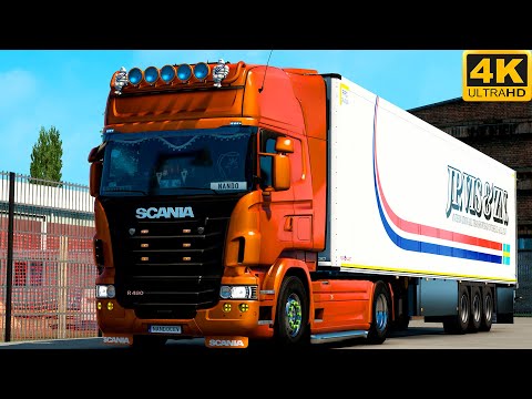 [G29] ETS2 (4K 60FPS) | SCANIA R490 (open pipe) | BIRMINGHAM 🇬🇧 - SANTANDER 🇪🇸