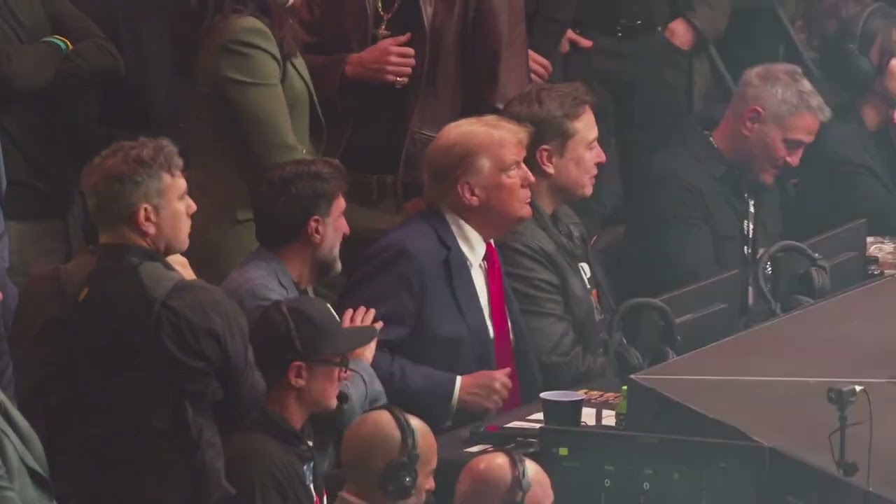 President-Elect Trump attends UFC fight in New York