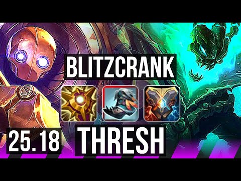 BLITZCRANK & Ashe vs THRESH & Kai'Sa (SUP) | KR Master | 25.18