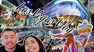 LAS VEGAS VLOG (PART TWO) Circa/Fremont Street, Wynn Buffet, Mon Ami Gabi, Javier's...