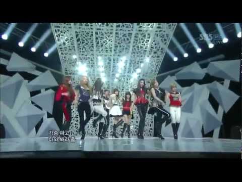 SNSD_The Boys @ SBS Inkigayo [111030]