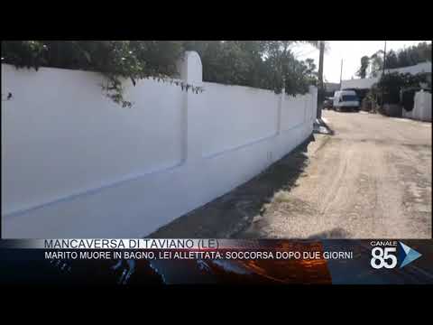 20 Gennaio 2020   Mancaversa di Taviano LE   Marito muore in bagno Le allettata Soccorsa dopo due gi