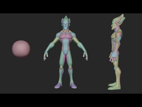 Stylized Anatomy Blockout