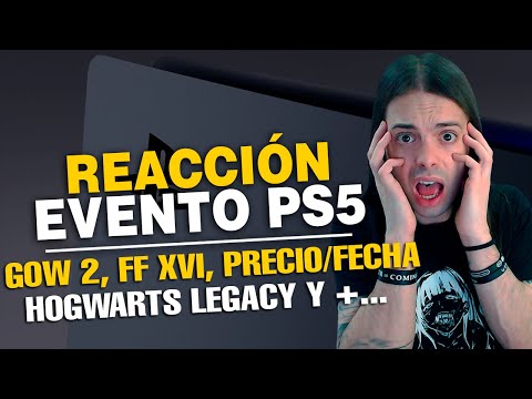 MI REACCIÓN al PS5 Showcase 😱 ¡PRECIO, FECHA, FF XVI, GOW 2, HOGWARTS LEGACY y MÁS!