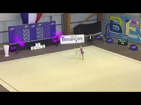 Chloé Digard ruban - Nat B 18 ans et + - France Besançon 2018