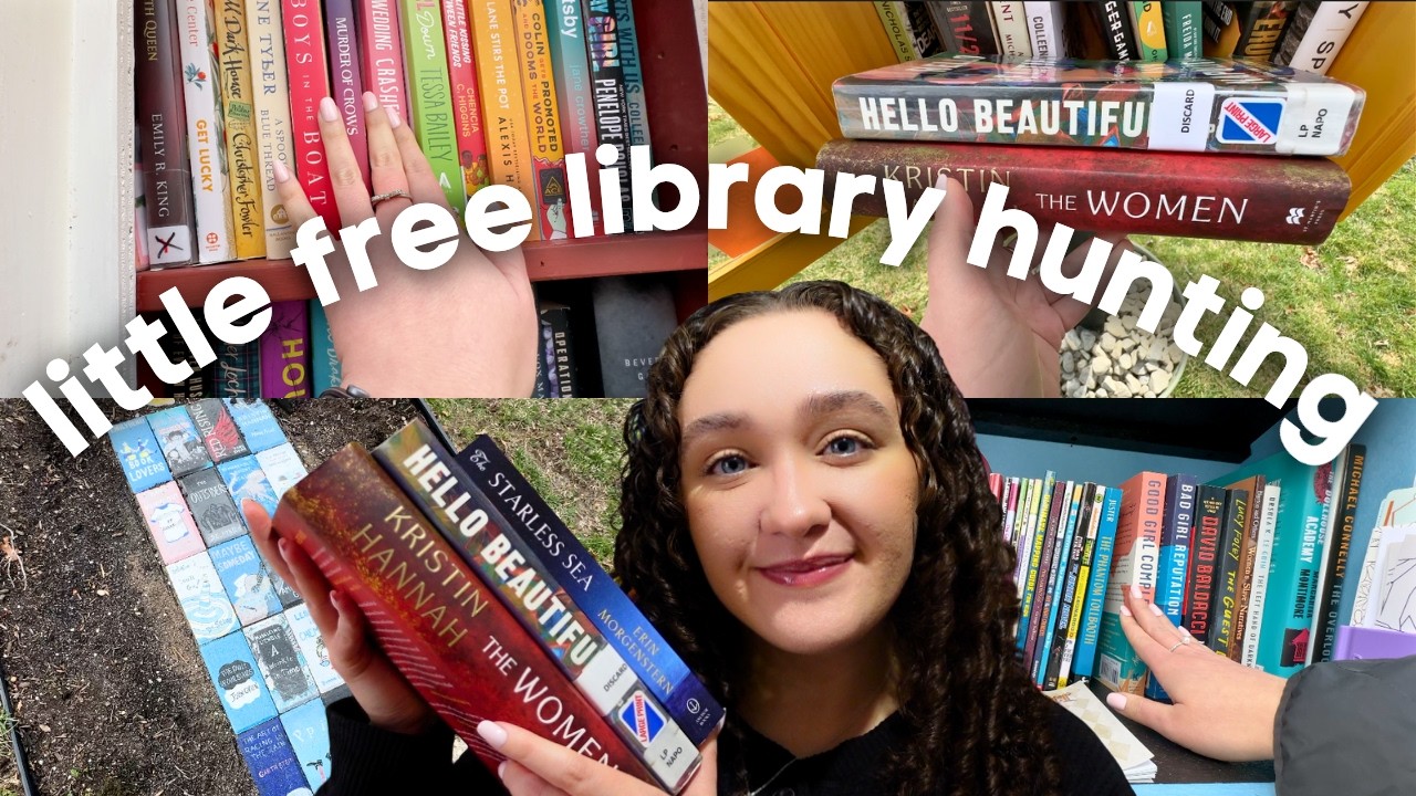 little free library hunting ep 11 📚 new libraries & old favorites