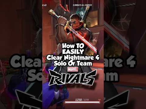 How To EASILY Clear Nightmare 4 In Marvel Rivals Zombies