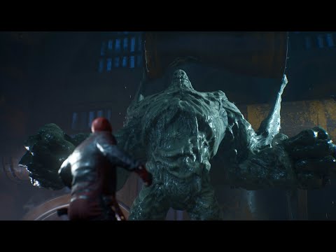 Batman Gotham Knights - Clayface Boss Fight | 8K 60fps