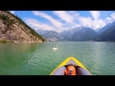 Lago di Novate Mezzola in Kayak