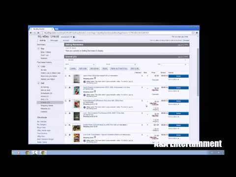 How to re-list items on ebay - YouTube