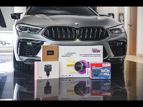 INSANE new BMW M8 Modification and Customization! KW Coilovers / H&R Spacers / Race Chip