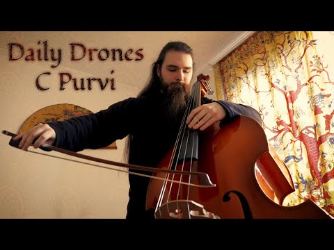 Daily Drones - C Purvi - Double Bass Meditation — वीडियो थंबनेल