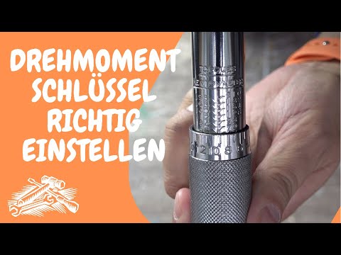 Drehmomentschlüssel richtig einstellen und verwenden