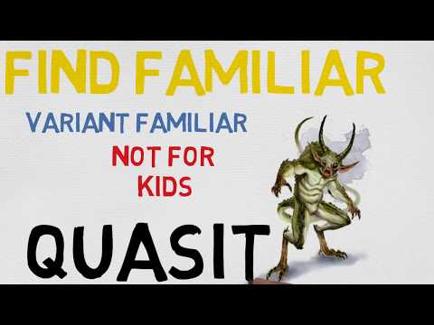 Find Familiar Choice #30: Quasit Variant (5E)