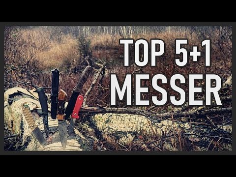 TOP 5 OUTDOOR-, BUSHCRAFT- & SURVIVAL-MESSER