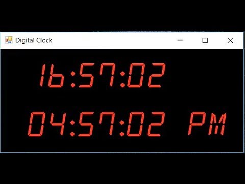 Visual Basic Tutorial Digital Clock