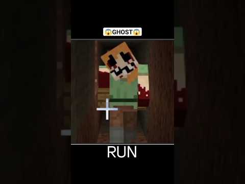 Terrifying Ghost Encounter! 😱 #shorts #minecraftshorts