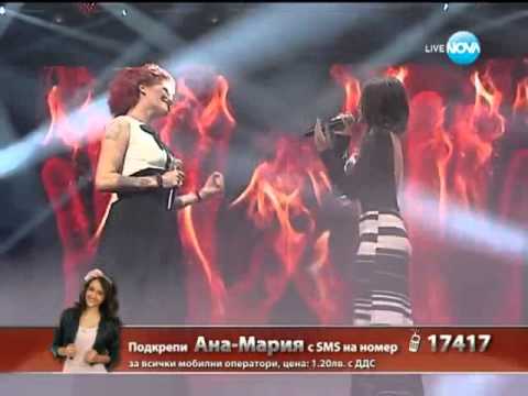 Ana Maria Yanakieva - Zhana Bergendorff  -  When You Believe - X Factor Bulgaria -live 10-05.12.2013