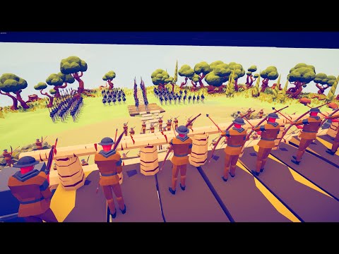 CAN 150x ENGLISH ARMY DEFEND CASTLE? - Totally Accurate Battle Simulator TABS