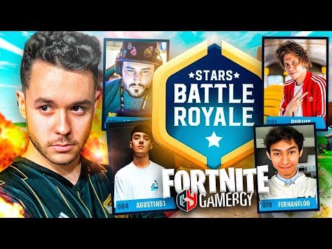 JUGANDO EL MAYOR TORNEO DE YOUTUBERS DE FORTNITE #StarsBattleRoyale - TheGrefg
