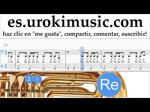 Tutorial de Tuba Nicky Jam ft. Will Smith - Live It Up Clases Notas um-ih927