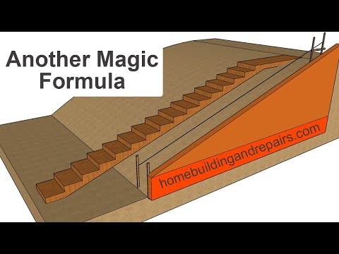 Another Method For Calculating Stair Layout on A Long or Steep Hillside