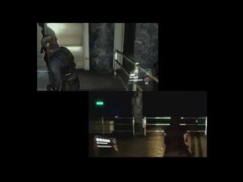 Let's Play Resident Evil 6 (Blind) Co-Op - Part 28 Objects In Mirror Are Closer Than They Appear