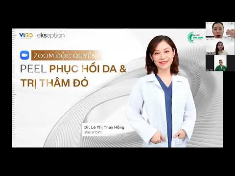 TREINAMENTO DE ZOOM: PEEL THẾ HỆ MỚI, PHỤC HỒI DA e CẢI THIỆN THÂM ĐỎ