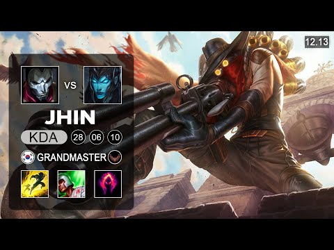 Jhin vs Kalista ADC - KR Grandmaster - Patch 12.13 Season 12